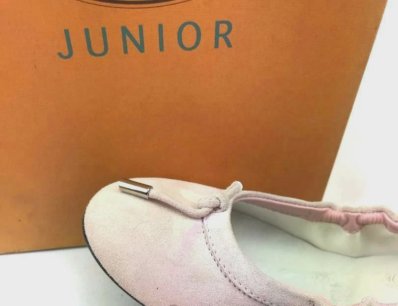 TOD'S Girls Suede Ballet Flats in Light Lavender US SZ 12  - BRAND NEW in BOX! - Image 4 of 4