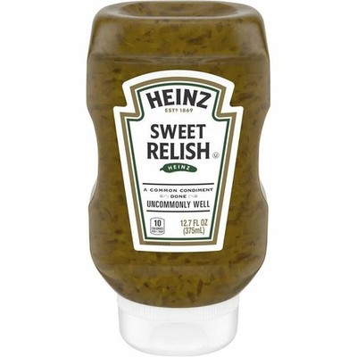 Heinz Sweet Relish 375ml  Der klassische süß-saure Geschmack für jeden Burger &