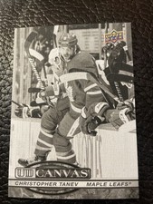 2025-26 Upper Deck UD Canvas Black And White Christopher Tanev #C-88 Toronto