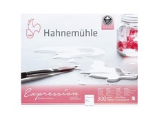 Hahnemuhle Expression Cold Pressed Watercolor Paper Block 9x12.5 In 20 Sheets