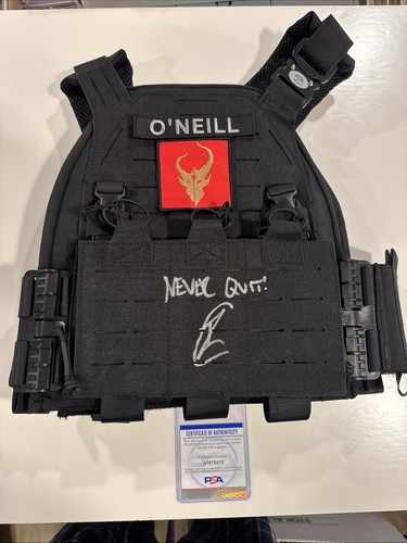 Robert O’Neill Signed US Military Tactical Vest Autographed Inscribed PSA DNA