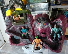 SNAKE MOUNTAIN lotto CASTLE FIGURE MASTERS OF THE UNIVERSE MAITRES MATTEL M