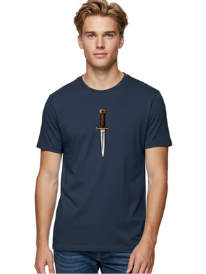 Dagger-3 Mens Graphic Tee, 100% Cotton, Casual Summer Wear