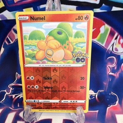 Pokemon Numel Ditto 013/078 Pokemon GO Reverse Holo 2022 Not Peeled, Pack Fresh!