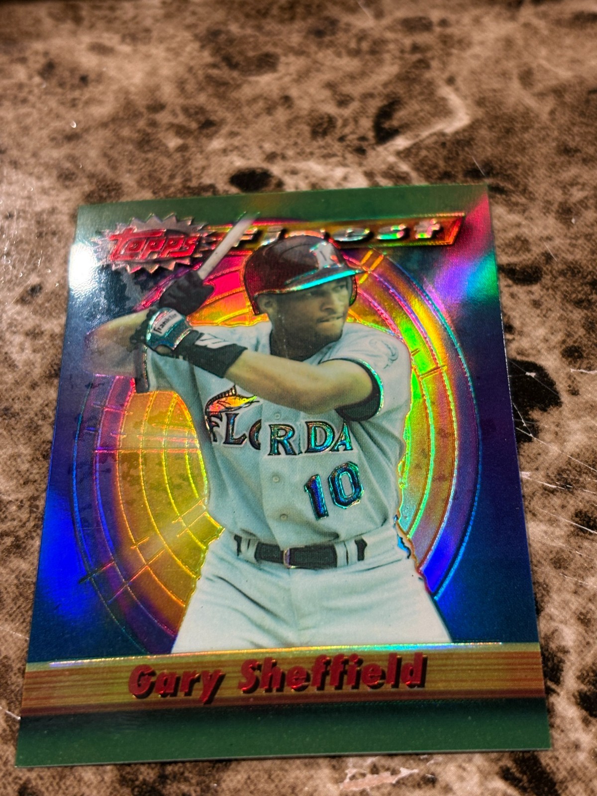 GARY SHEFFIELD 1994 Finest Refractor #225 Marlins