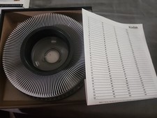 Lot Of 2 Kodak Carousel Transvue 140 80 Slide Tray with original DAMAGED box