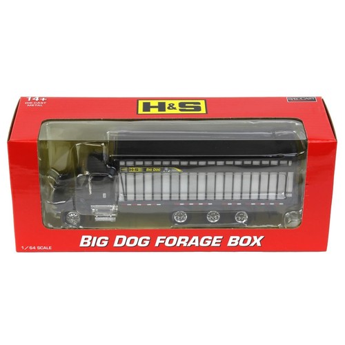 Spec Cast 1/64 Black International 8600 with H&S Big Dog 1226 Forage Box HSM-002 - Picture 6 of 6