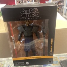 Star Wars Black Series  The Clone Wars - Savage Opress Figure Sealed