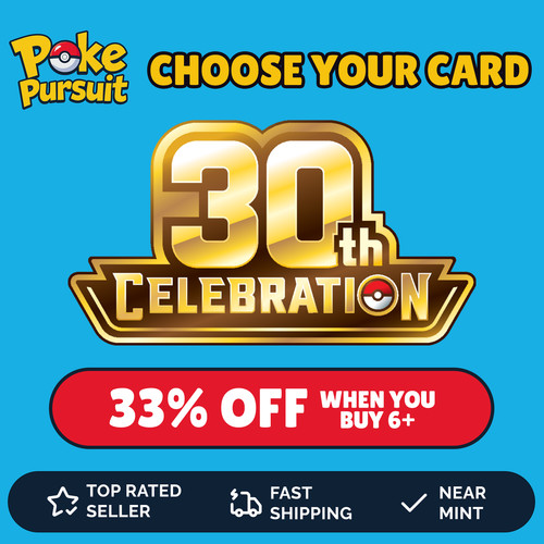 Pokémon TCG 30th Celebration Choose Your Card Singles | NM Bulk Discount