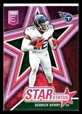 2022 Donruss Elite Derrick Henry Star Status Pink #SS15 Tennessee Titans