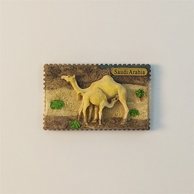 Saudi Arabia Camel Collectible Tourist Tourism Souvenir 3D Resin Fridge Magnet
