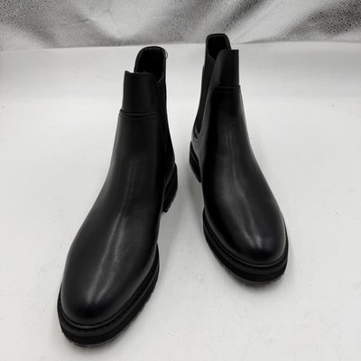 Cole Haan Grand Greenwich 360 Boots Womens Size 10 Black Leather Chelsea WP
