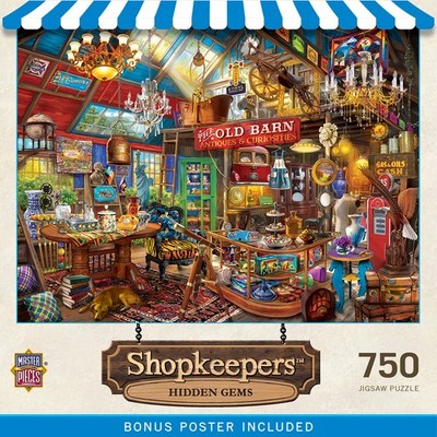 MasterPieces - Shopkeepers - Hidden Gems 750 Piece Jigsaw Puzzle