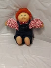 Vintage 1985 Cabbage Patch Kids Red Head & Green Eyes Wearing Country Outfit