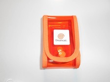 Visual Memory Case Holder Clear Orange Sega Dreamcast DC Rare Retro Used Good JP
