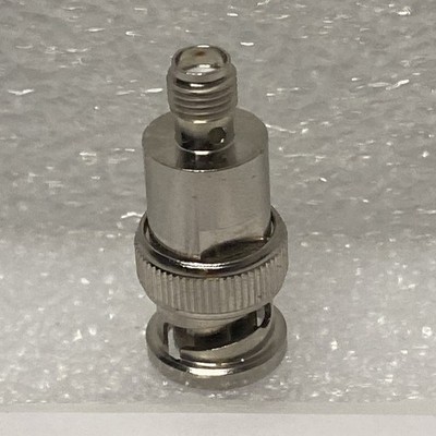 CentricRF C2211 SMA Female to BNC Male Adapter 4Ghz VSWR 1.2 Brass