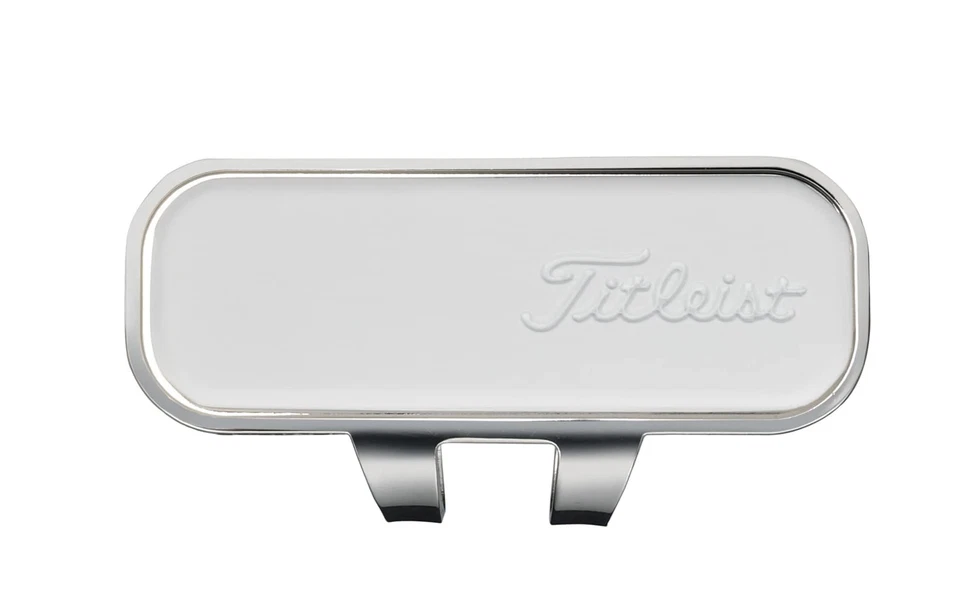Marcador de bola magnético Titleist con clip para gorra de golf TA22CCMK SS22 blanco auténtico Foto 3 de 4
