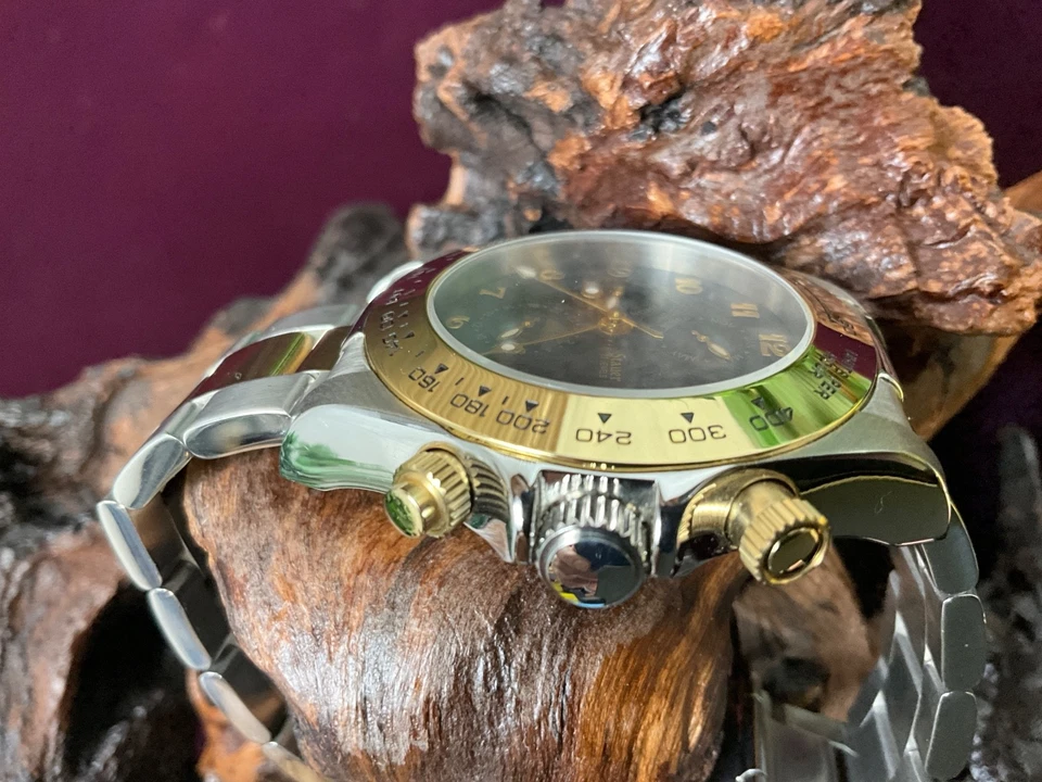 Reloj Hombre Daniel Steiger - Automático - Cronógrafo - Tono Dorado y Plata Foto 3 de 4