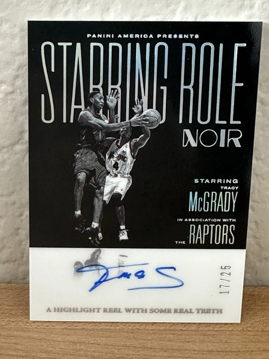 Panini Tracy McGrady Basketball Autographed Sports Trading Cards