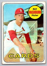 1969 Topps Ray Washburn #415 - St. Louis Cardinals