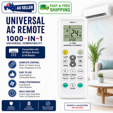 Universal AC K-1028E Air Conditioner Replacement Remote Control 1000 in-1 New AU