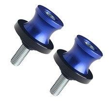M8X1.25 8MM Motorcycle Swing Arm Spools Sliders CNC Swingarm M8 1.25 Blue