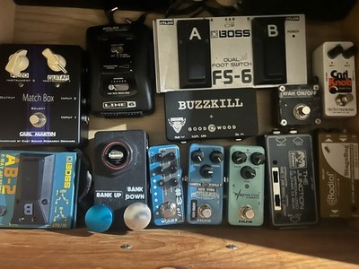 Assortment Of Mini Effects Pedals