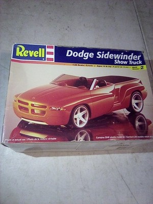 A5A Revell #85-7662 1/25 Scale Dodge Sidewinder Show Truck Open, Complete