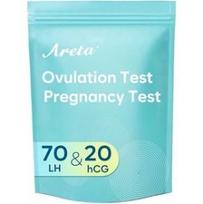Areta Ovulation  Pregnancy Test Strips: 70 Ovulation Strips  20 Pregnancy SR 