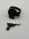 GIJoe Classified Mass Device Snake Eyes Pistol & Holster Fodder 1/12 Scale