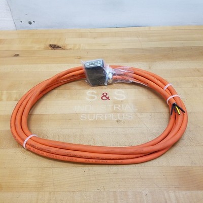 Turck/Alpha Wire ELV12A1030-05M Cordset, Alpha Wire 14 AWG, 4C, Han Q8/0-M 9 Pin