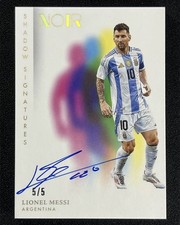 2024-25 Panini Noir FIFA Lionel Messi Shadow Signatures Auto 5/5