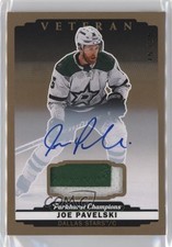 2022-23 Upper Deck Parkhurst Champions /25 Joe Pavelski #109 Patch Auto 18qm