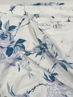 BLOOMINGDALES AT HOME BLUE AND LAVENDER ROSE FLORAL KING DUVET 100% COTTON — photo 5