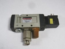 SMC EVF5120 Solenoid Valve 5-Port 21-26VDC 1.5-9bar USED