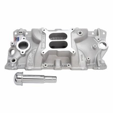 Edelbrock Performer Eps Intake Manifold W Oil Fill Tube For 1955-1986 Chevy Sb