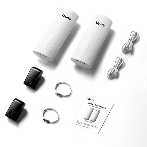 2x Wireless Bridge CPE820 5.8G 1Gbps Point to Point WiFi Outdoor CPE Plug & Play - Picture 5 of 5