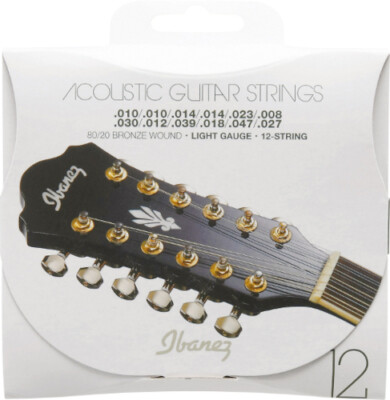 Ibanez IACS12C - 80/20 Bronze - 12-string (010-047) - Saiten für Westerngitarre
