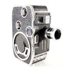 ✅ Paillard Bolex Vintage C8 8mm Variable Speed Movie Camera & 12.5mm f2.5 Lens