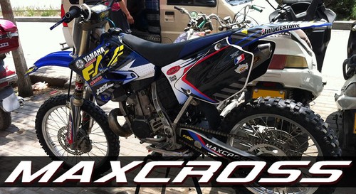 YAMAHA YZ125 YZ250 2002 2003 2004 2008 2014 MAXCROSS GRAPHICS FULL KIT DECALS MX - Picture 4 of 8