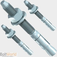 M20 x 215mm THROUGH ANCHOR WALL BOLTS BRICK MASONRY CONCRETE THROUGHBOLTS