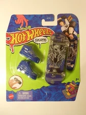 HOT WHEELS SKATE - HAWK STRIKE (Tony Hawk) Skateboard  Treasure Hunt Fingerboard