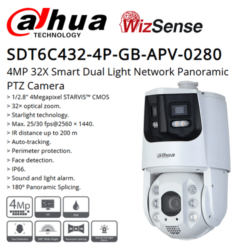 Original Dahua PTZ 25X ZOOM 4MP 8MP Smart IR Starlight TiOC IP PTZ Cameras Lot - Picture 12 of 18