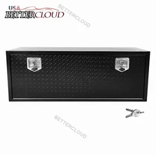 48 x 18 x 18 inch Underbody Truck Box with Aluminum Door Steel Storage Tool Box