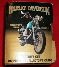 Harley Davidson Factory Set 100 Collectors Cards 1992 Series 2
