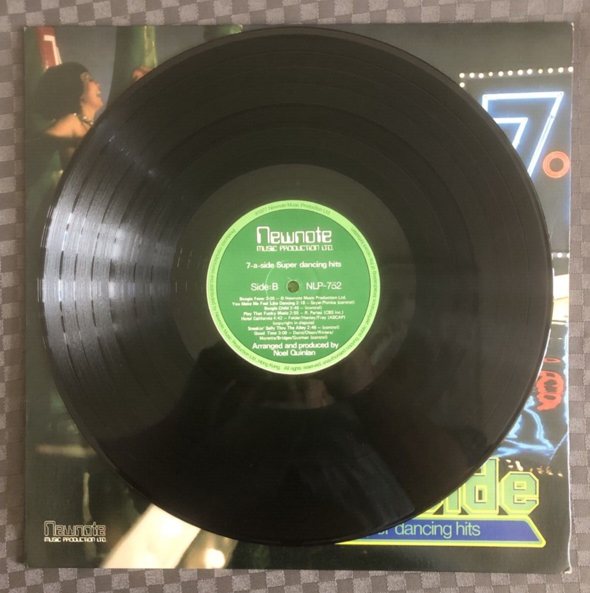 HONG KONG DISCO FUNK ORIGINAL PRESS LP 7-A-Side Super Dancing Hits