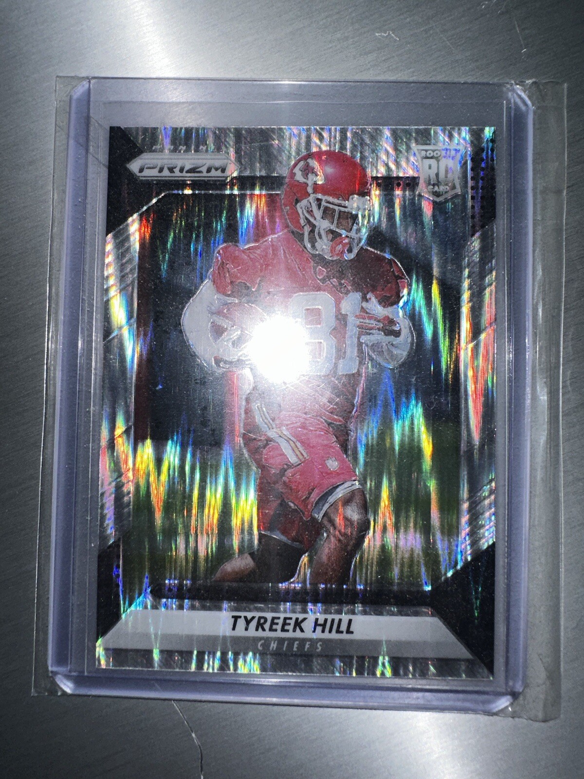 2016 Panini Prizm - Rookie Flash Prizm #296 Tyreek Hill (RC)
