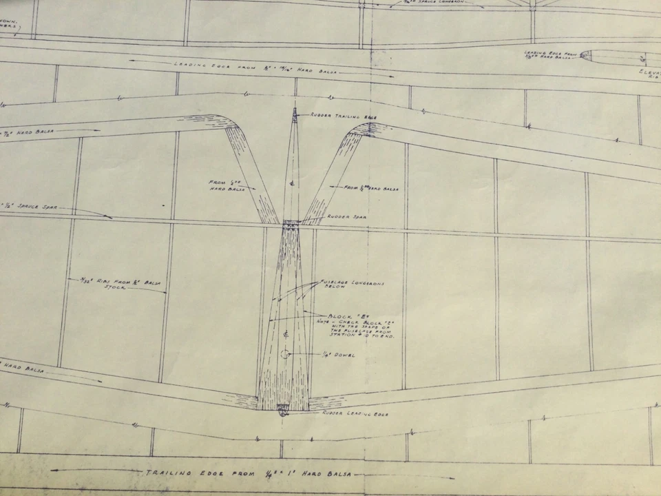 intage Dallaire Sportster Model Airplane Drawings - Image 4 of 4