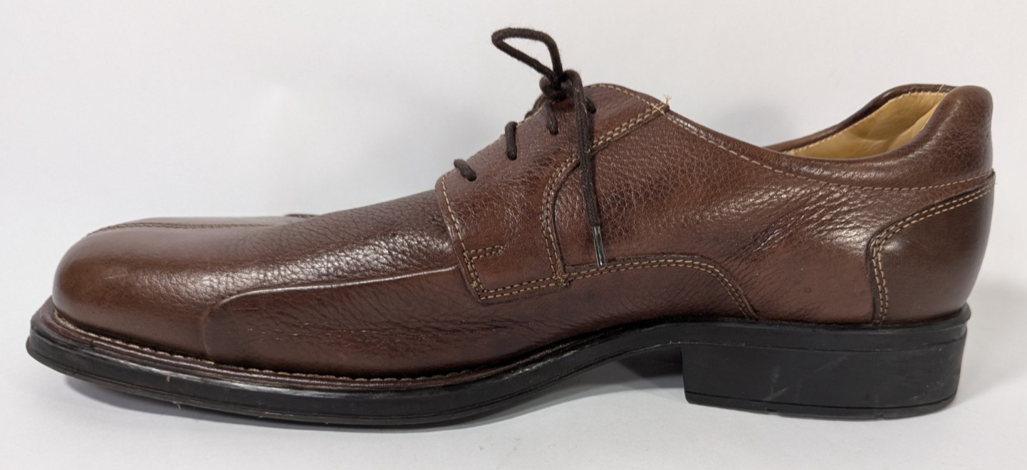 SAOLA Scarpe Studio Belvedere Bay Bridge Uomo Pelle Marrone Taglia 13D