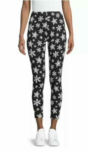 Ankle Leggings Snowflake LG 